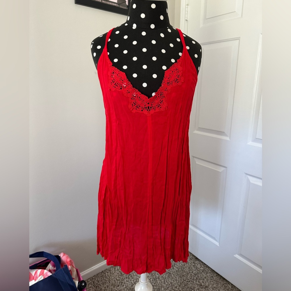 Free People Red Dress